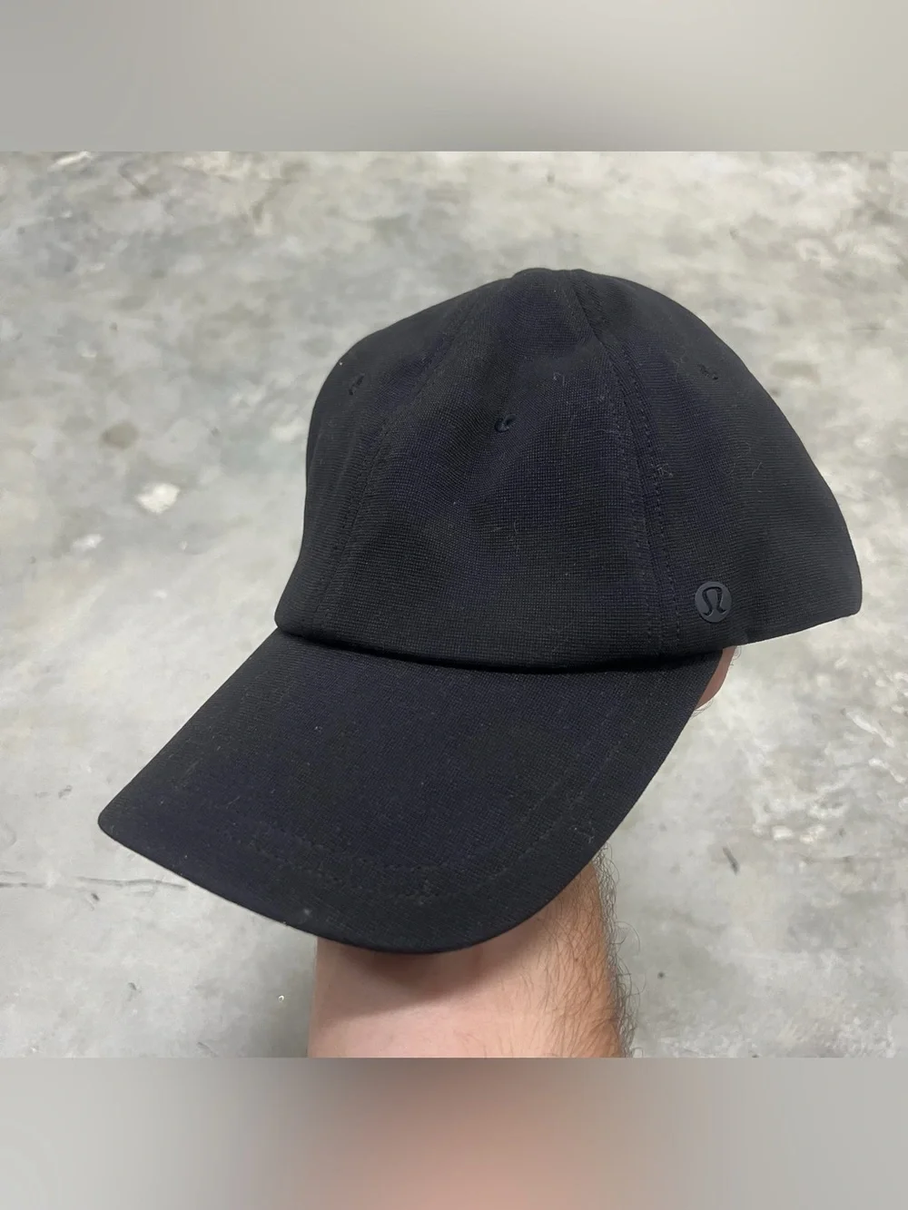 Lululemon On the Fly Ball Cap Black Adjustable Baseball Hat Size S-M Unisex